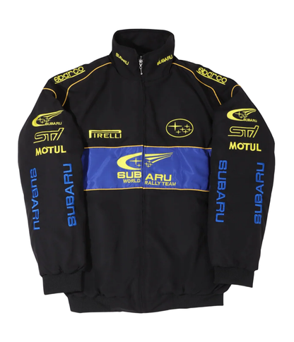 Subaru 拉力賽經典賽車外套 – 黑色款