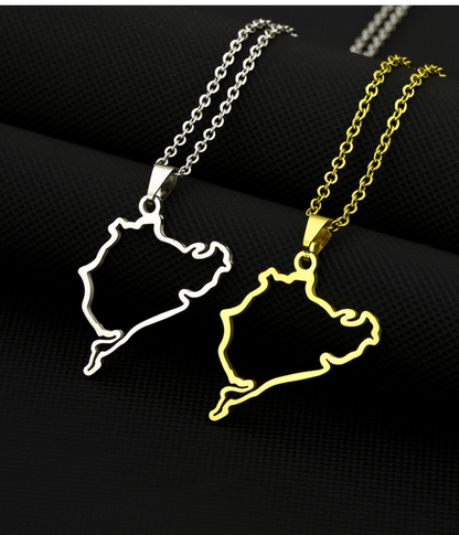 Nürburgring 賽道造型頸鏈