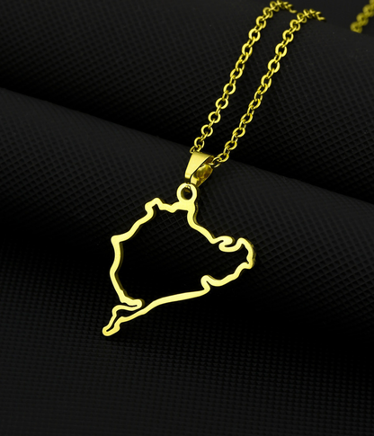 Nürburgring 賽道造型頸鏈