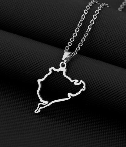 Nürburgring 賽道造型頸鏈